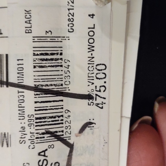 NWT Vintage Armani Collezioni Black Size 16 - Picture 11 of 12